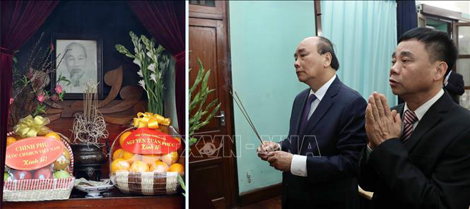 Thủ tướng Nguyễn Xuân Phúc dâng hương tưởng niệm Bác Hồ - Ảnh 1.