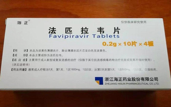 Favipiravir có khả năng điều trị Covid-19