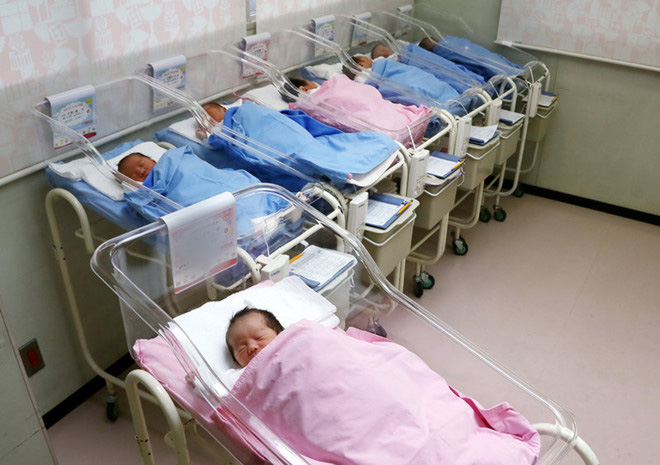 Tỷ lệ sinh ở Nhật Bản giảm mạnh