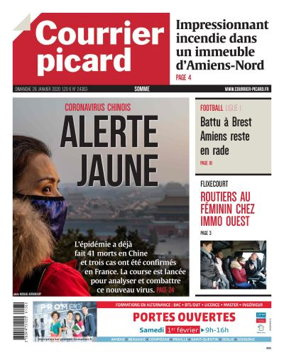Tờ báo Courier Picard đã gây ra phản đối vì chạy tựa đề Alerte jaune (Cảnh báo vàng)