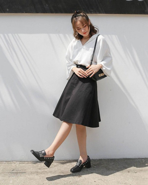 Gợi ý loạt công thức phối áo blouse đẹp, chị em tha hồ diện đi làm, đi chơi - Ảnh 18.