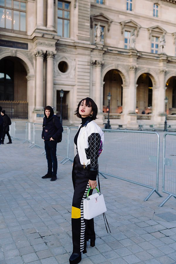 Châu Bùi chứng minh đẳng cấp nhờ cây đồ cool ngầu tại Paris Fashion Week Thu Đông 2020 - Ảnh 3.