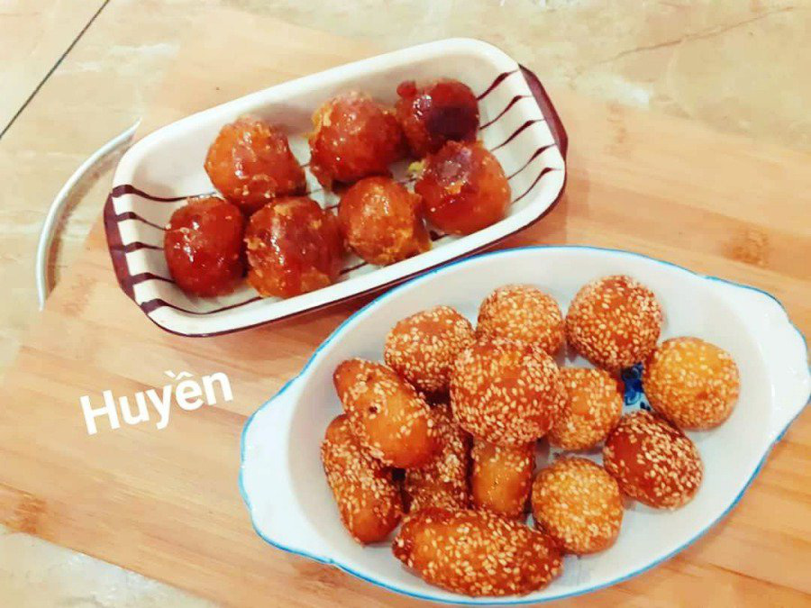 Mách cách làm bánh rán vừng giòn ngon, nóng hổi, nhìn là muốn ăn