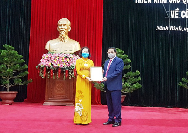 Chủ tịch Hội LHPN Việt Nam Nguyễn Thị Thu Hà được điều động, bổ nhiệm giữ chức Bí thư Tỉnh ủy Ninh Bình - Ảnh 1.