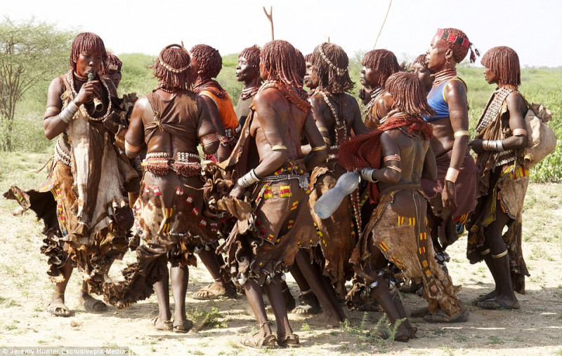 Bộ tộc Hamar ở Ethiopia sinh sống ở thung lũng sông Omo. 
