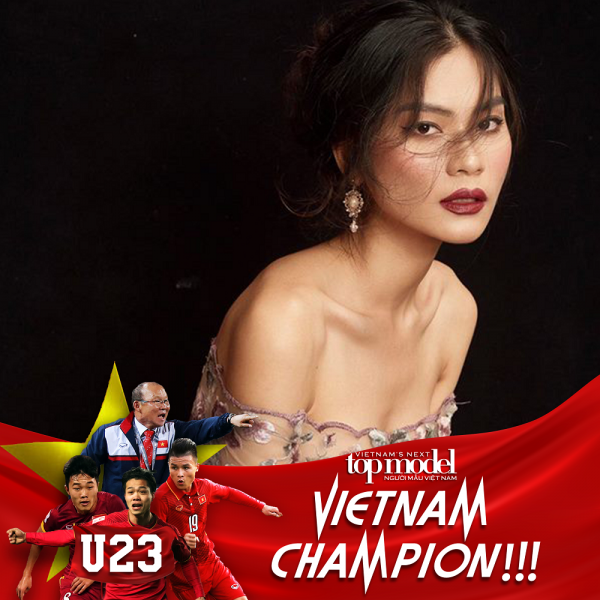 Quán quân Vietnam’s Next Top Model 2017 Kim Dung: U23 Việt Nam  thắng với tỉ số 3-2 
