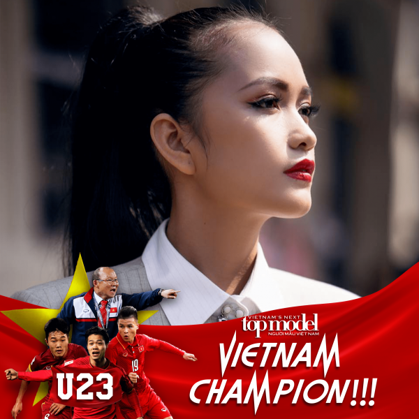 Quán quân Vietnam’s Next Top Model  2016 Ngọc Châu: 1 đều và Việt Nam tiếp tục thắng ở vòng đá penalty
