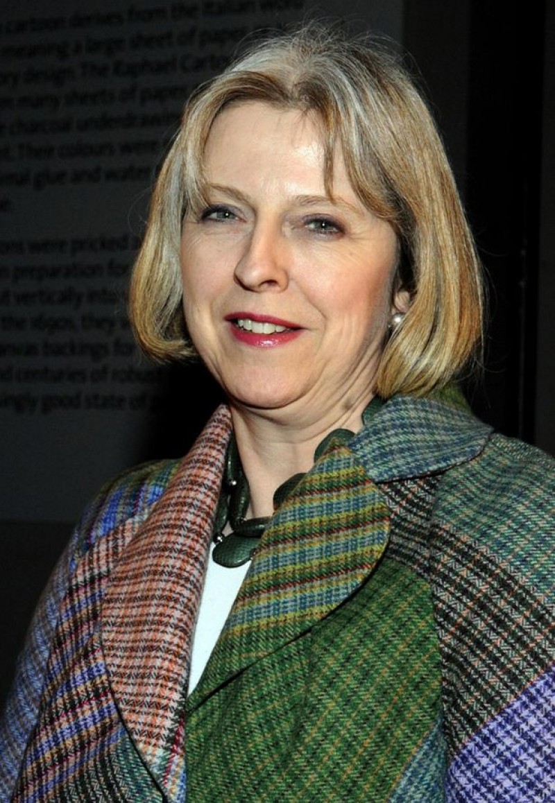Năm 2010, bà May được bổ nhiệm làm Bộ trưởng Nội vụ, chịu trách nhiệm xử lý các vụ việc liên quan tới chống khủng bố, nhà tù, cảnh sát và người nhập cư. Bà May là lãnh đạo tại vị lâu nhất của Bộ Nội vụ Anh trong vòng 50 năm qua.

