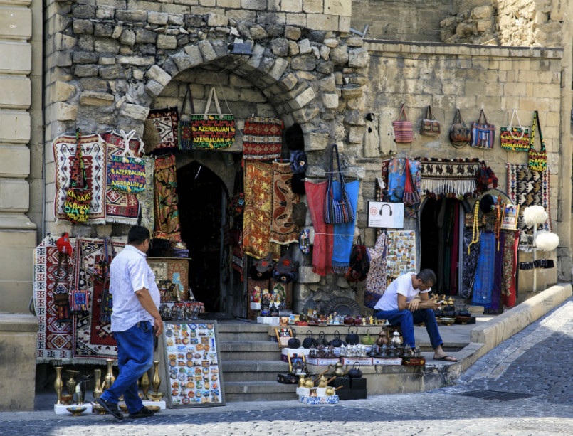 Một góc phố cổ Baku