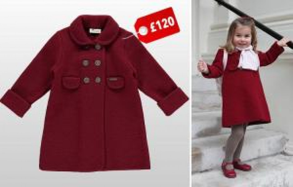 Tiểu Công chúa được mẹ diện một bộ đồ có giá 300 bảng Anh (gần 10 triệu đồng), riêng chiếc áo khoác dạ màu đỏ thương hiệu Amaia Kids đã có giá 120 bảng (khoảng hơn 3,5 triệu đồng). Cô bé vui tươi và rạng rỡ trong ngày đầu đến lớp do mẹ đã chuẩn bị tinh thần cho em.