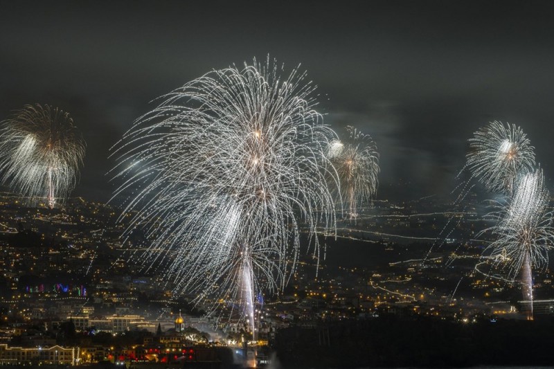 Pháo hoa tại Funchal Medaira, Bồ Đào Nha