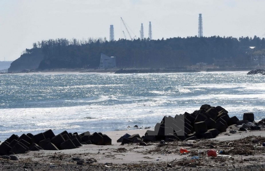 Nhà máy điện hạt nhân Daiichi ở Namie, tỉnh Fukushima ngày 11/2. (Nguồn: AFP/TTXVN)