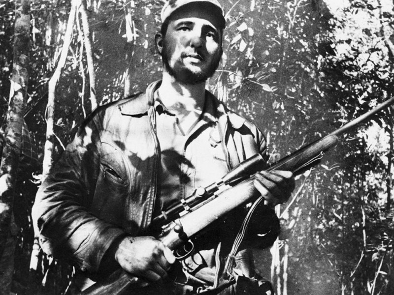 Fidel Castro năm 1957.
