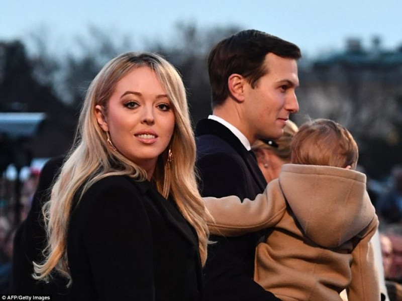 Con gái út của Tổng thống Tiffany Trump cũng có mặt. Ảnh: AFP/Getty.