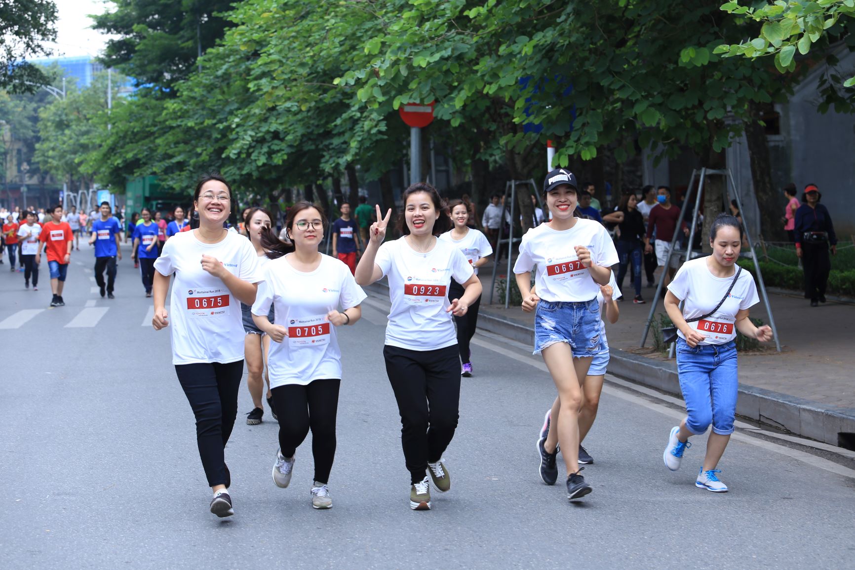 Mottainai Run 2018 thu hút được rất nhiều nữ giới tham gia.