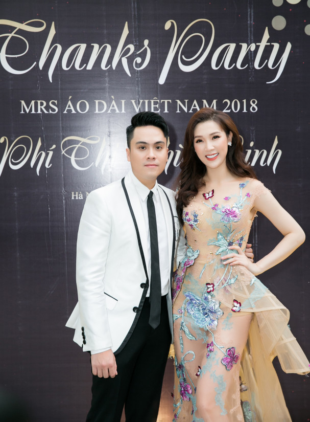 MC Thái Dũng và Hoa hậu Thùy Linh