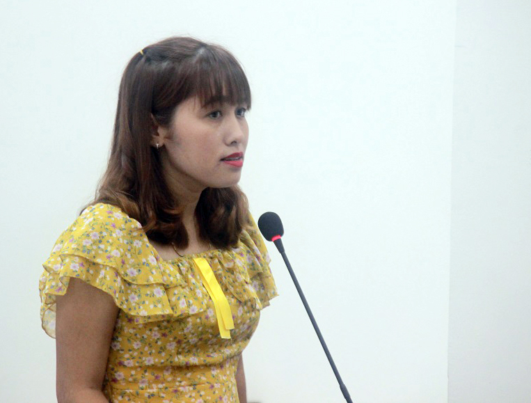 Chị Nguyễn Thúy Ngân cho biết, vì con trai, chị sẽ xin giảm án cho chồng cũ là Trần Hoài Nam.
