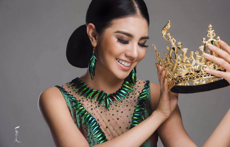 Ariska Putri Pertiwi, người đẹp Indonesia vừa được Global Beauties bình chọn là Hoa hậu của các hoa hậu 2016 (Miss Grand Slam 2016).
