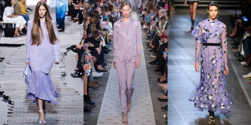 Màu tím Lavender sẽ là màu được các nhà thiết kế thời trang lựa chọn nhiềutrong năm 2018.