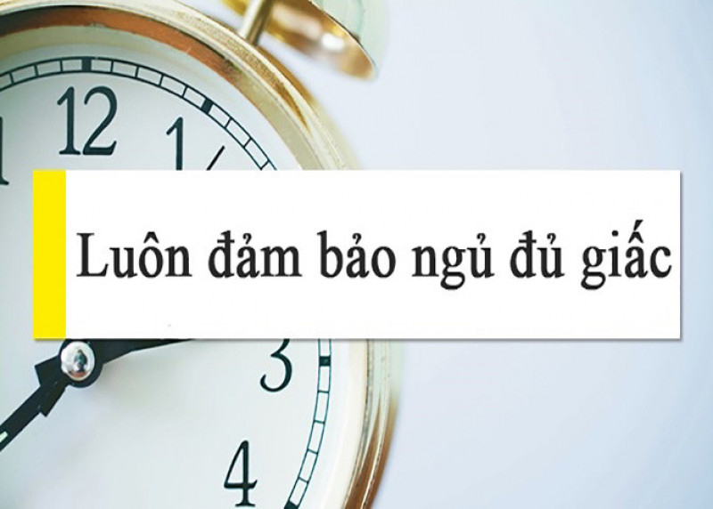 Giấc ngủ mỗi ngày là liều thuốc tuyệt vời cho sức khỏe của bạn.