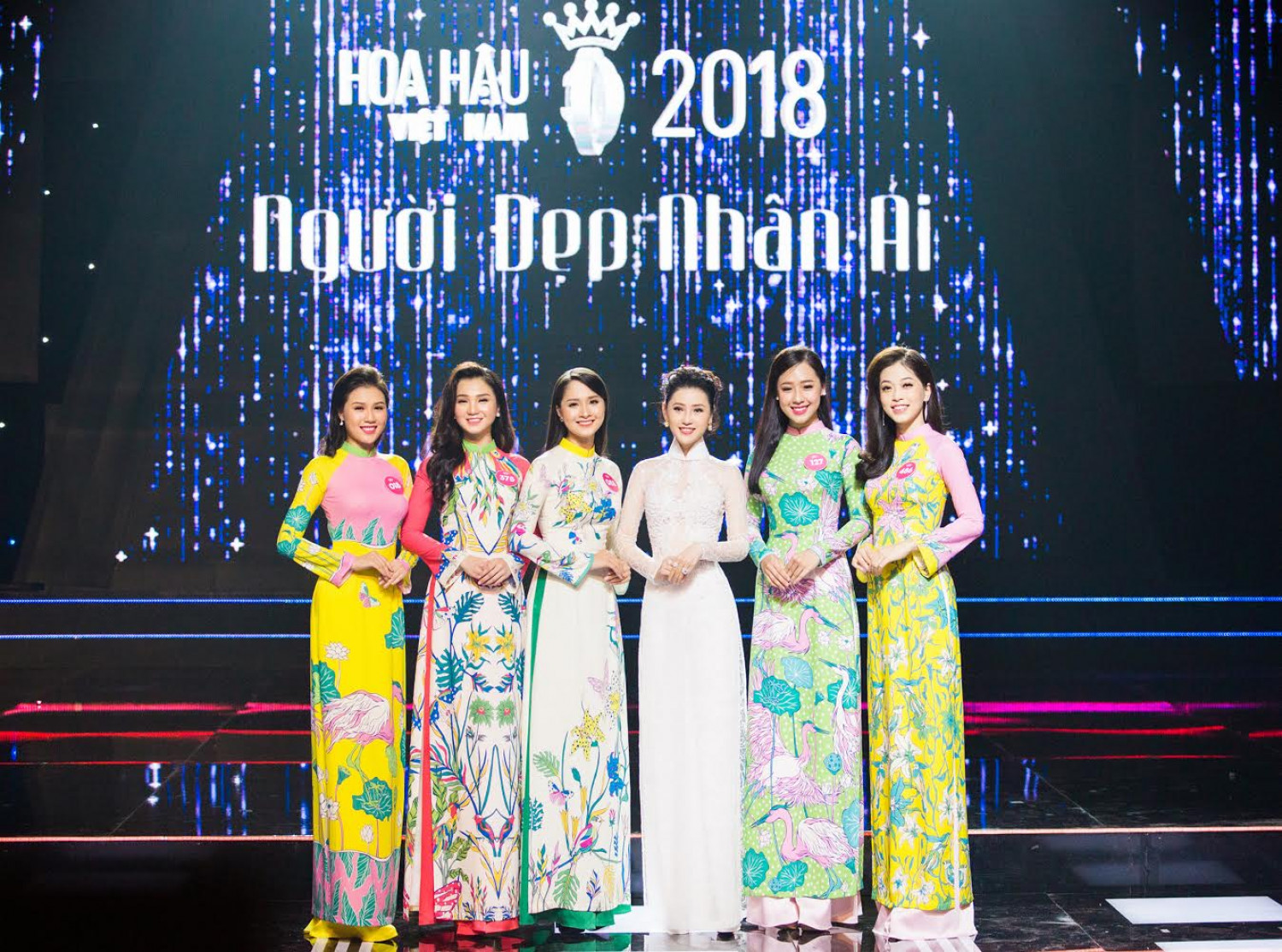 Á hậu Thái Như Ngọc và các thí sinh Hoa hậu Việt Nam 2018 tham gia chương trình 