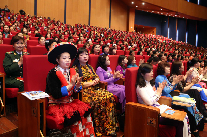 Các đại biểu dự Đại hội là những phụ nữ ưu tú đại diện cho các tầng lớp phụ nữ trong cả nước.