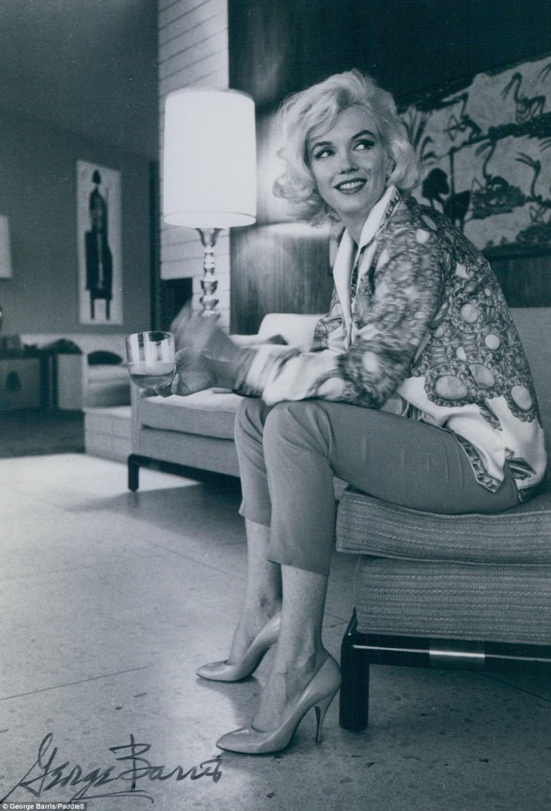 Các bức ảnh được chụp vào tháng 6/1962, chỉ vài tuần trước khi Monroe qua đời. (Nguồn: George Barris)