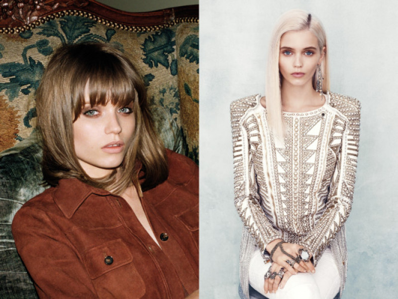 Abbey Lee Kershaw: Mái tóc dài thẳng nhuộm màu bạch kim khiến Abbey Lee Kershaw trở nên sang trọng hơn rất nhiều. Nhìn bức ảnh bên phải, thần thái và mái tóc khiến Abbey trông như một nữ hoàng.