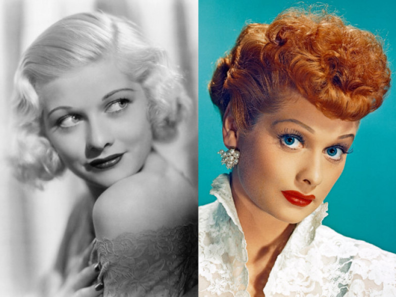 Lucille Ball: Mọi người luôn chỉ nhớ đến mái tóc đỏ nổi tiếng của Lucille Ball mà không mấy ai biết rằng, mái tóc nguyên thủy của cô có màu nâu sậm. Cô đã từng đổi sang màu tóc vàng óng, nhưng chỉ khi nhuộm đỏ thì trông Lucille mới thực sự nổi bật so với những diễn viên nữ cùng thời. Màu tóc đỏ tông sáng cùng làn da trắng hồng, đôi mắt xanh lơ khiến diện mạo của cô luôn tràn đầy sức sống.