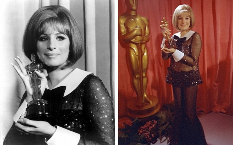 Barbra Streisand, 1969. Bộ trang phục mà Barbra Streisand mặc để nhận giải thưởng cho vai diễn trong Funny Girl có mặt trong tất cả các bảng xếp hạng bao gồm những bộ trang phục đẹp nhất và xấu nhất trong lịch sử của giải Oscar. 