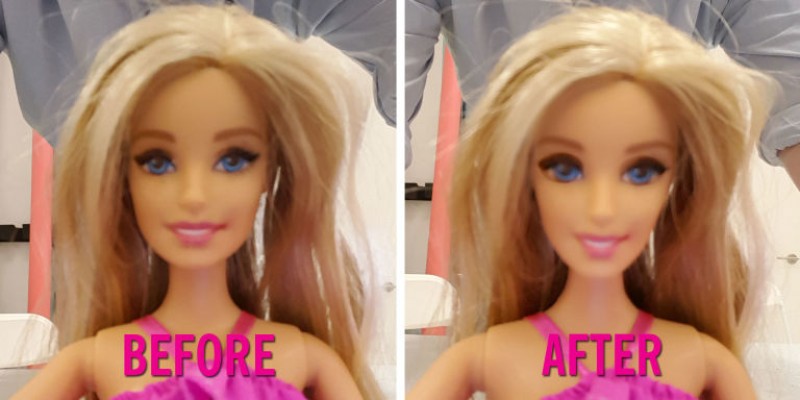 Đến búp bê Barbie tưởng chừng như đã có khuôn mặt quá hoàn hảo cũng bị chỉnh lại.