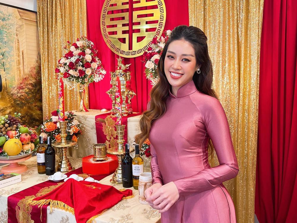 Hoa hậu Khánh Vân tiết lộ có người yêu, còn mời Lâm Vỹ Dạ làm MC cho đám cưới vào năm sau? - Ảnh 2.