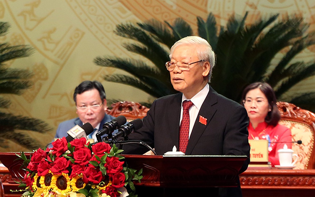 Tổng bí thư: "Đảng bộ Hà Nội phải làm gương cho các đảng bộ khác"