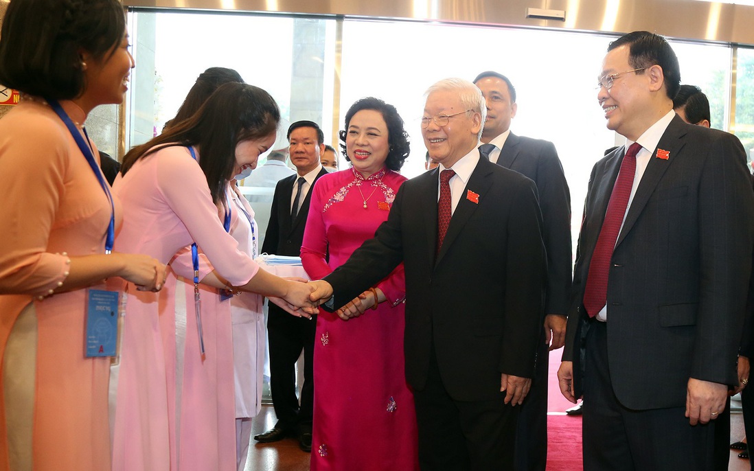 Tổng Bí thư, Chủ tịch nước Nguyễn Phú Trọng dự, chỉ đạo Đại hội Đảng bộ Hà Nội
