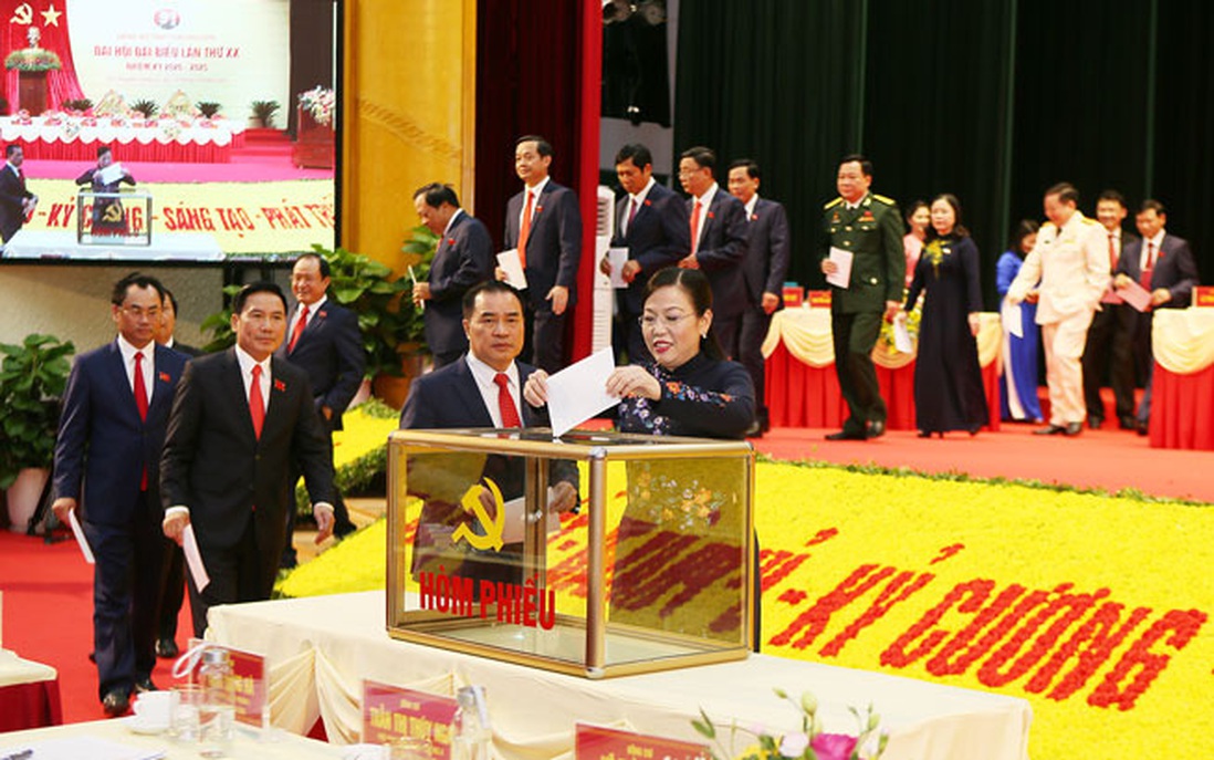 Ban chấp hành Đảng bộ tỉnh Thái Nguyên nhiệm kỳ 2020 - 2025 có 51 ủy viên