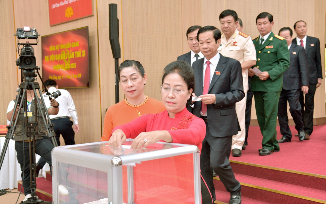Tỉ lệ nữ trong Ban Chấp hành Đảng bộ tỉnh Kiên Giang là 17,65%
