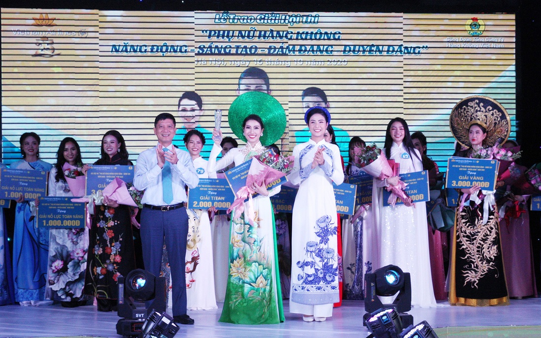 Trần Thị Kim Xuyến đoạt giải Bạch kim cuộc thi "Phụ nữ Hàng không Năng động - Sáng tạo - Đảm đang - Duyên dáng" 