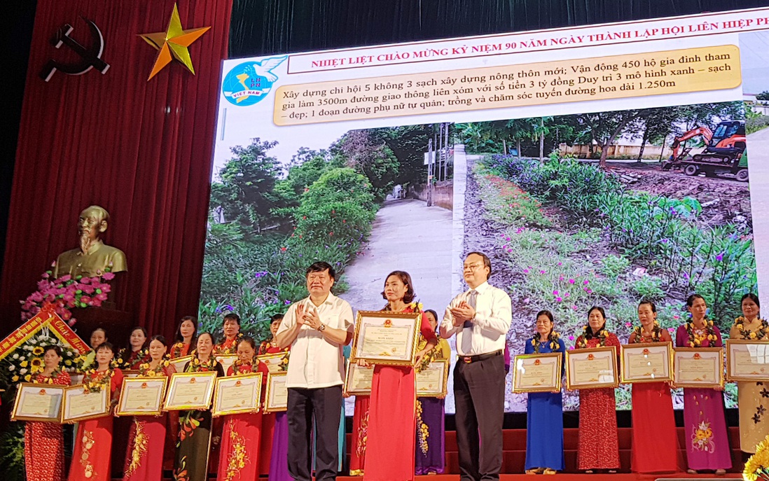 Hưng Yên: Vinh danh 38 tập thể, 52 cá nhân nữ tiêu biểu