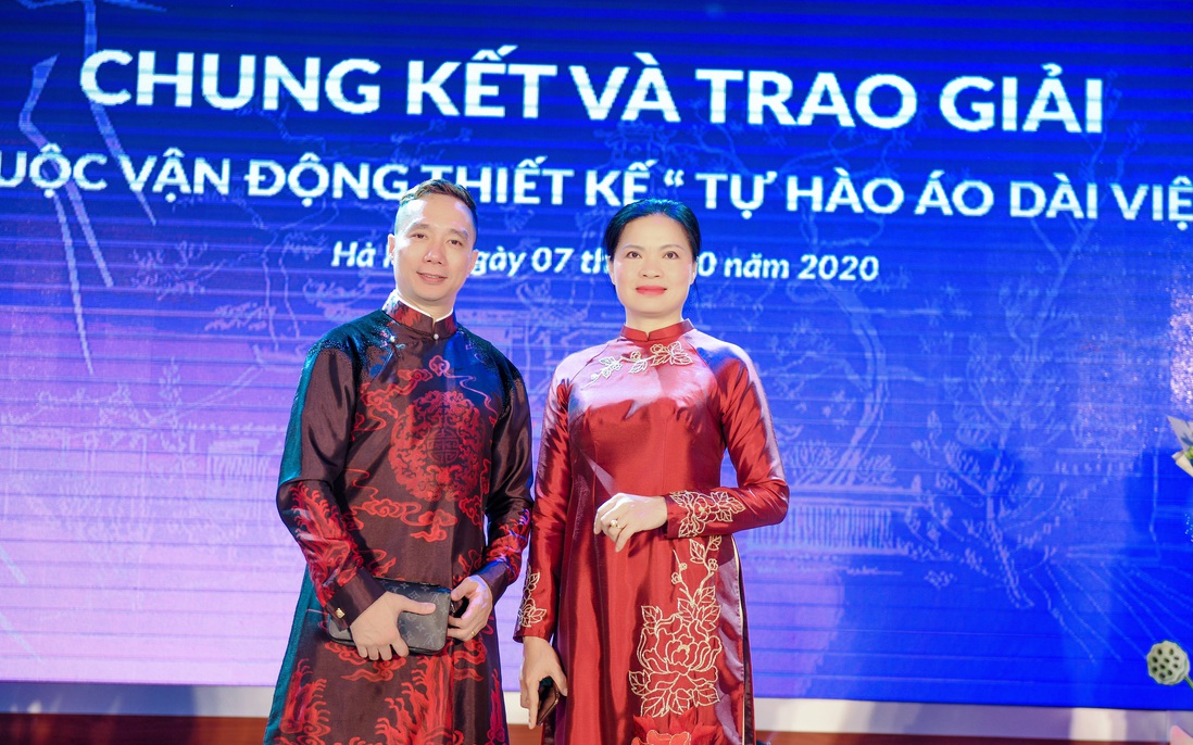 NTK Đỗ Trịnh Hoài Nam đồng hành với Hội LHPN Việt Nam tôn vinh áo dài