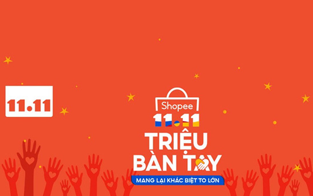  “Shopee 11.11 Triệu Bàn Tay” - Chương trình gây quỹ giúp trẻ em ở Đông Nam Á
