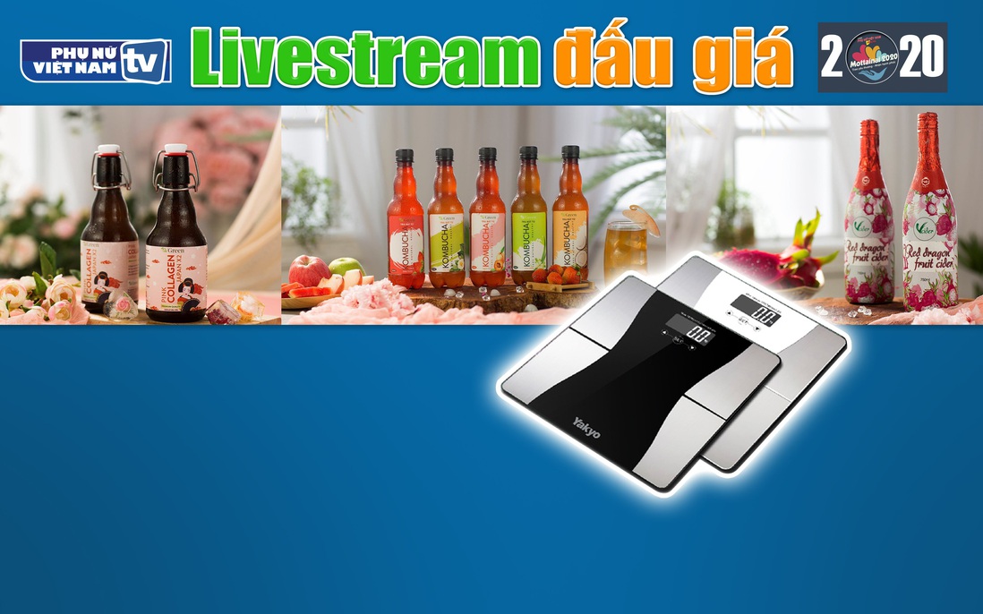 11h30 ngày 9/10: Livestream đấu giá 4 sản phẩm gây quỹ Mottainai 2020