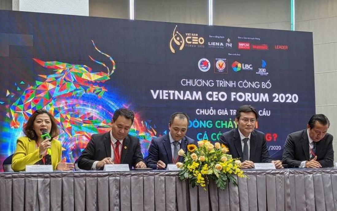 CEO Forum 2020 sẽ có phiên thảo luận chính về "Chuỗi cung ứng toàn cầu mới"