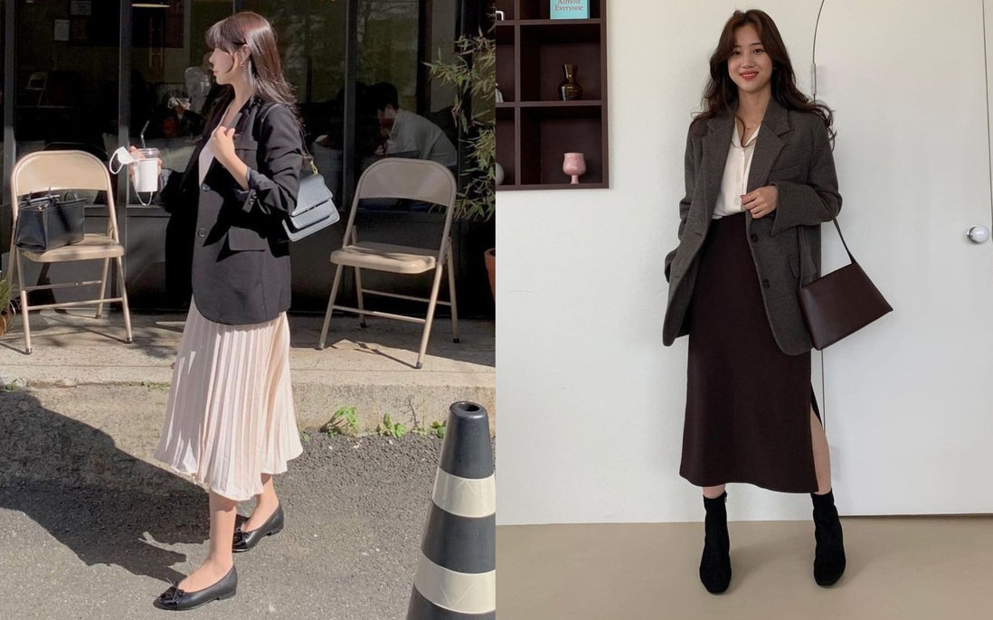 3 cách diện blazer + chân váy xinh nâng hạng style của chị em