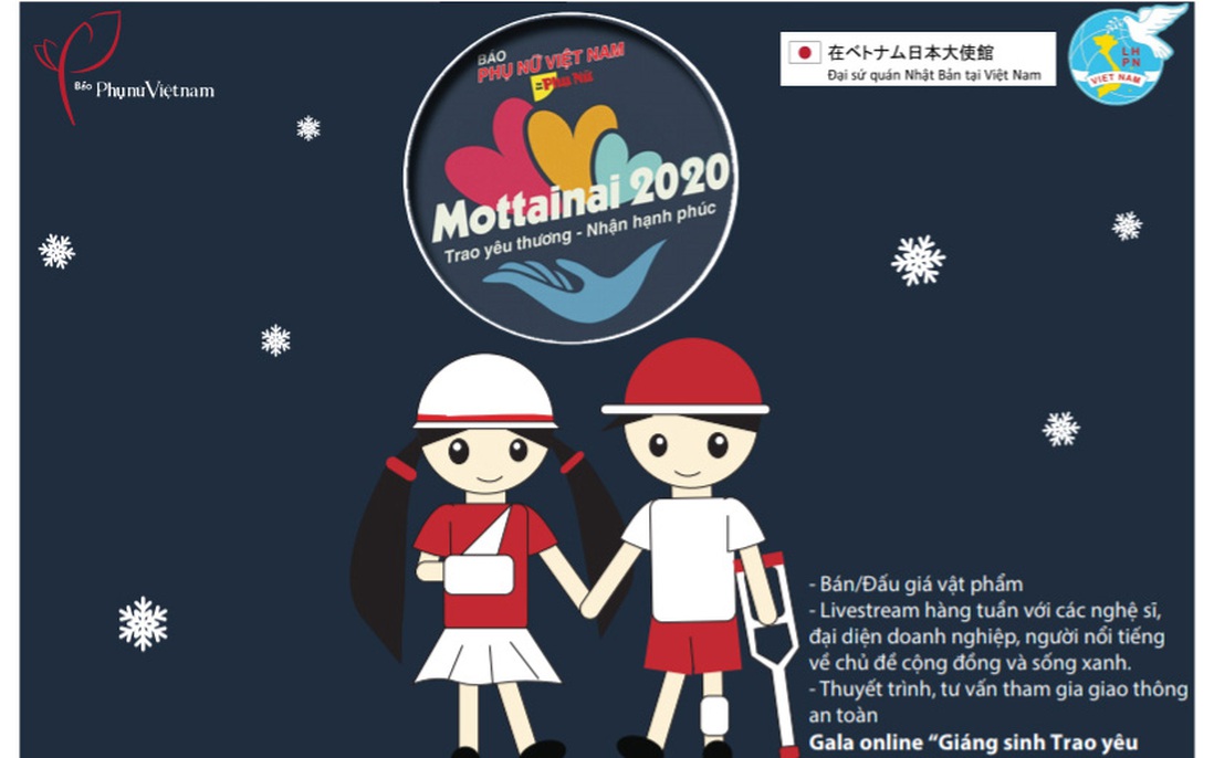 Còn 12 ngày nữa tới Gala trực tuyến "Giáng sinh Trao yêu thương - Nhận hạnh phúc" Mottainai 2020 