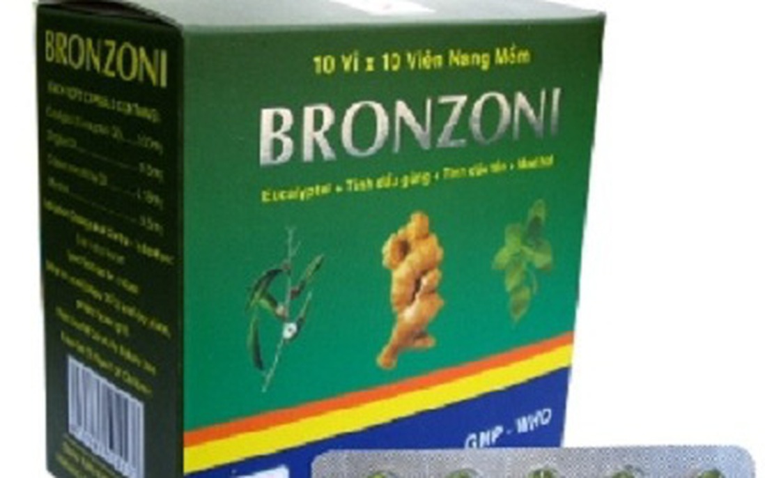 Thu hồi toàn quốc lô thuốc viên nang mềm Bronzoni