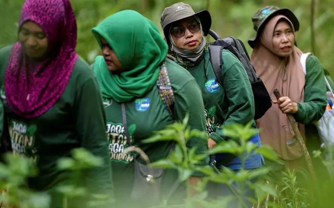 Những “nữ chiến binh” bảo vệ rừng ở Indonesia