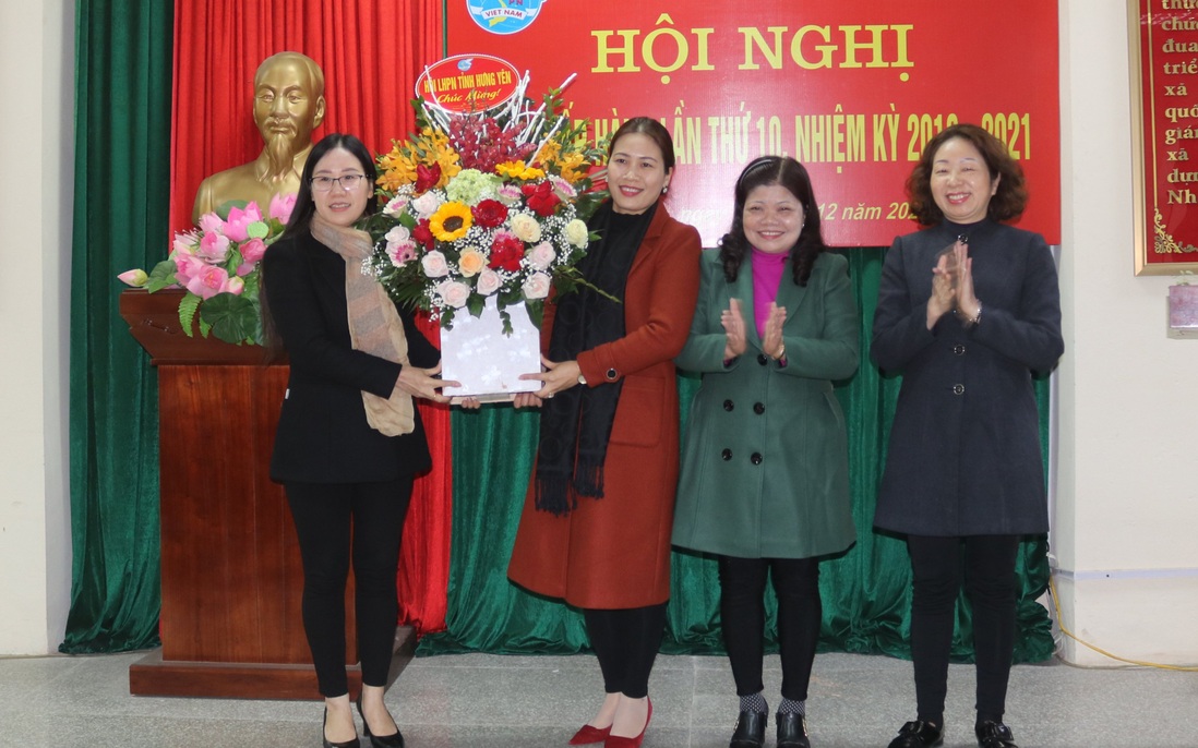 Bà Doãn Thị Nguyệt được bầu là Chủ tịch Hội LHPN tỉnh Hưng Yên