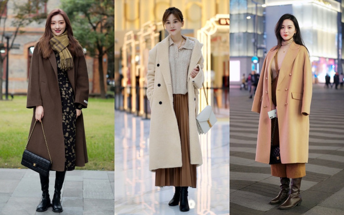 Street style Châu Á: Áo khoác dạ dáng dài phủ sóng, rất nhiều cách mix hay 