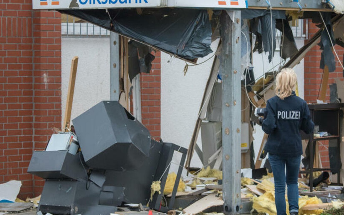 Phá nổ cây ATM để cướp tiền tăng đột biến ở Đức
