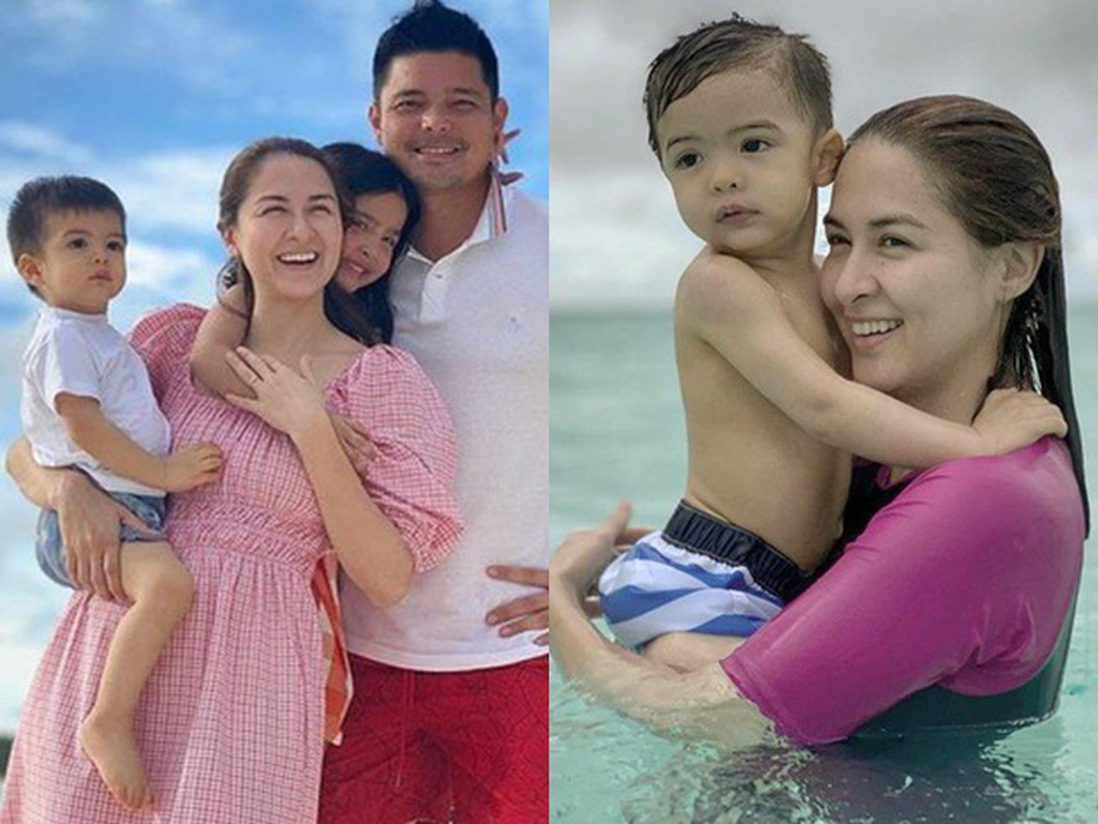 Marian Rivera khoe ảnh cả nhà đi du lịch, mặt mộc của bà mẹ 2 con "gây bão"